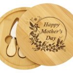 Bamboo Cheese Gift Set_TCDCHE01_200x200mm_$41.85_Happy Mother’s Day